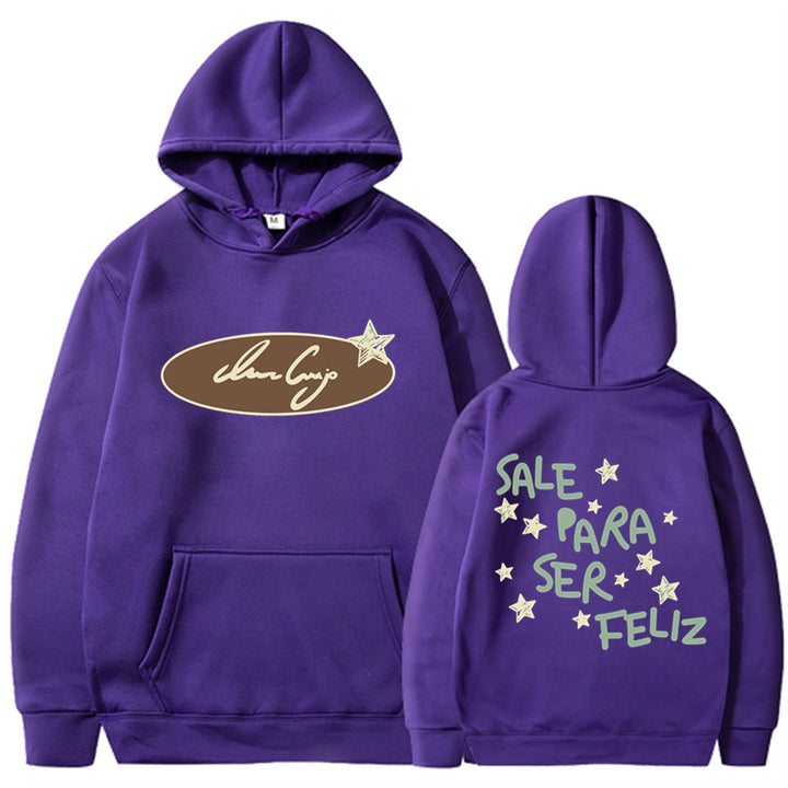 Women's hoodie sweatshirt with creative lettering and eye-catching design Lisslune