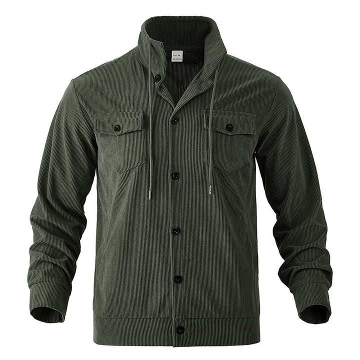 Men's utility jacket made of striped cord Lisslune