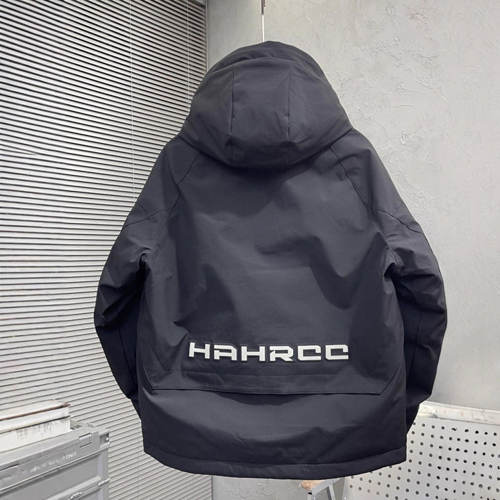 Men's Modular Functional Jacket with Versatile Hood Design Lisslune