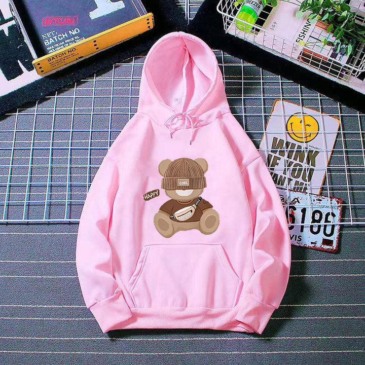 Women's hoodie with unique bear motif Lisslune