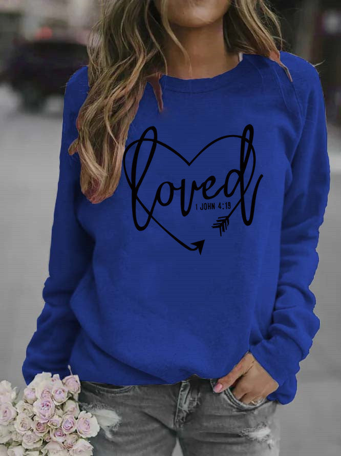 Women’s sweatshirt with inspiring lettering and trendy design Lisslune