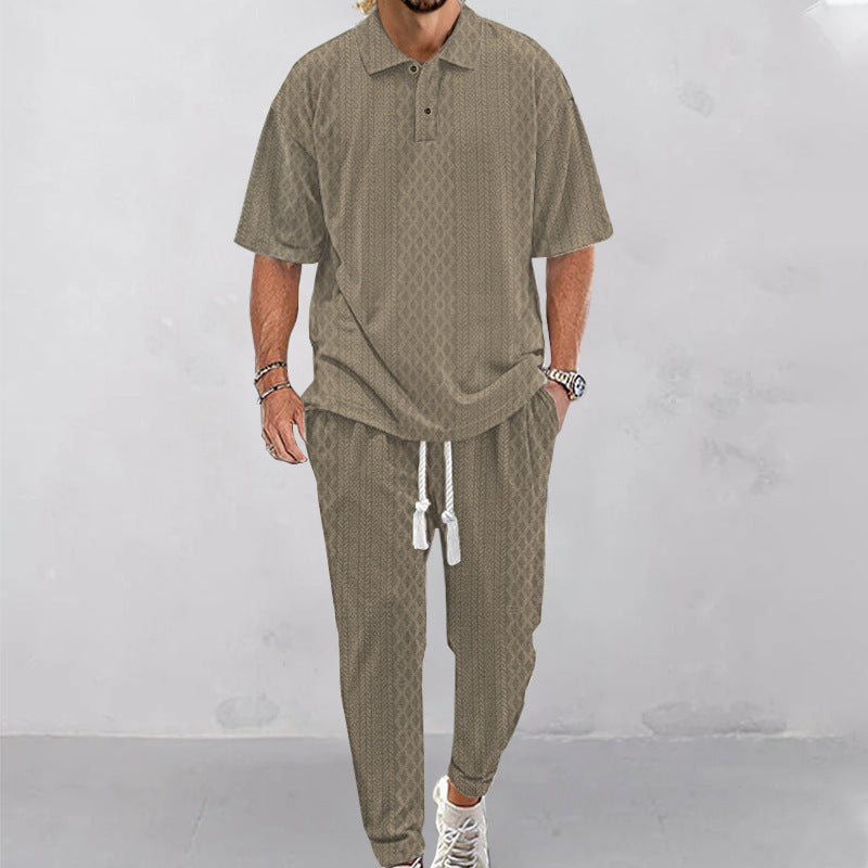 Men's leisure suit with modern design and breathable properties Lisslune