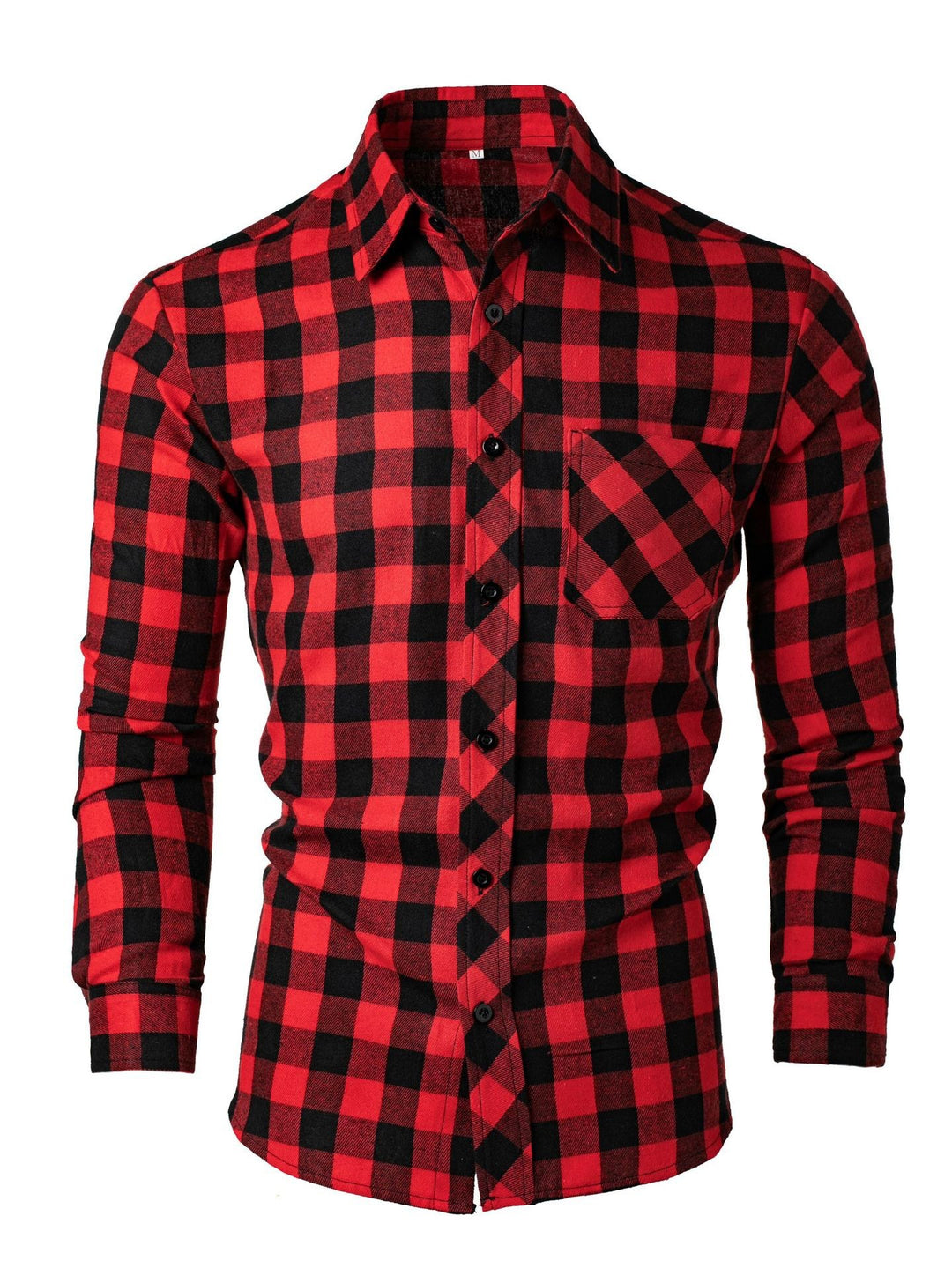 Men's Checked Flannel Shirt Lisslune