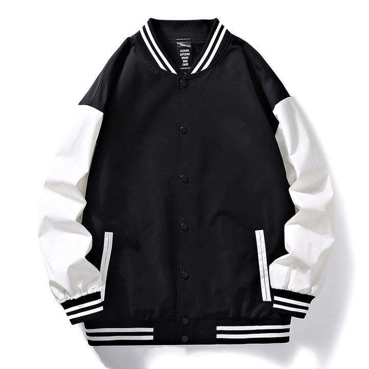 Men's sporty bomber jacket with contrast sleeves Lisslune