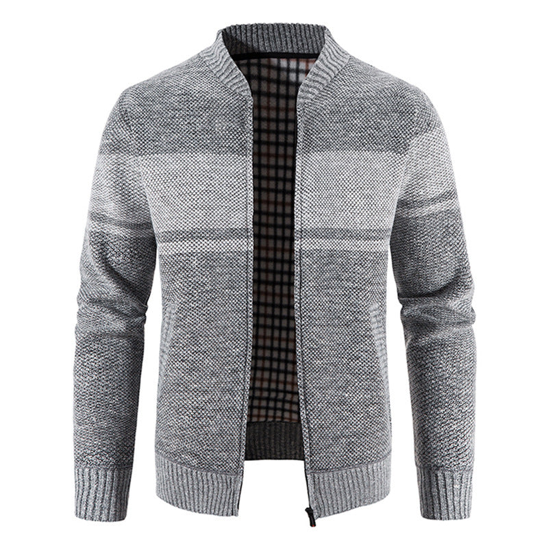 Men's fashionable cardigan with textured design Lisslune