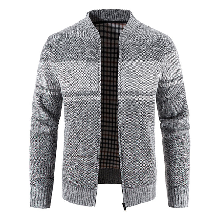 Men's fashionable cardigan with textured design Lisslune
