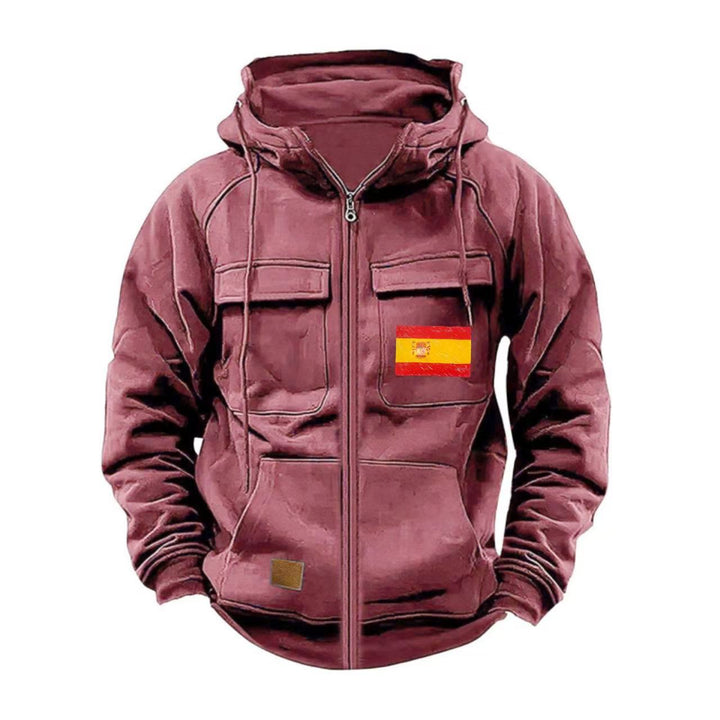 Men's functional jacket with multiple pockets Lisslune