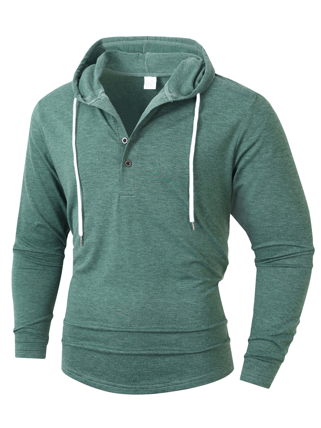 Men's hooded shirt with modern button closure and breathable fabric Lisslune