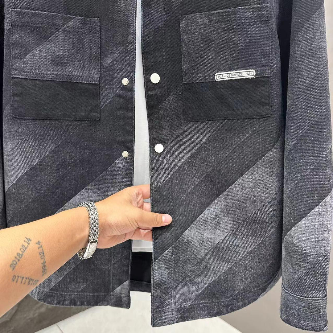 Men's Casual Shirt Jacket with Practical Pockets Lisslune