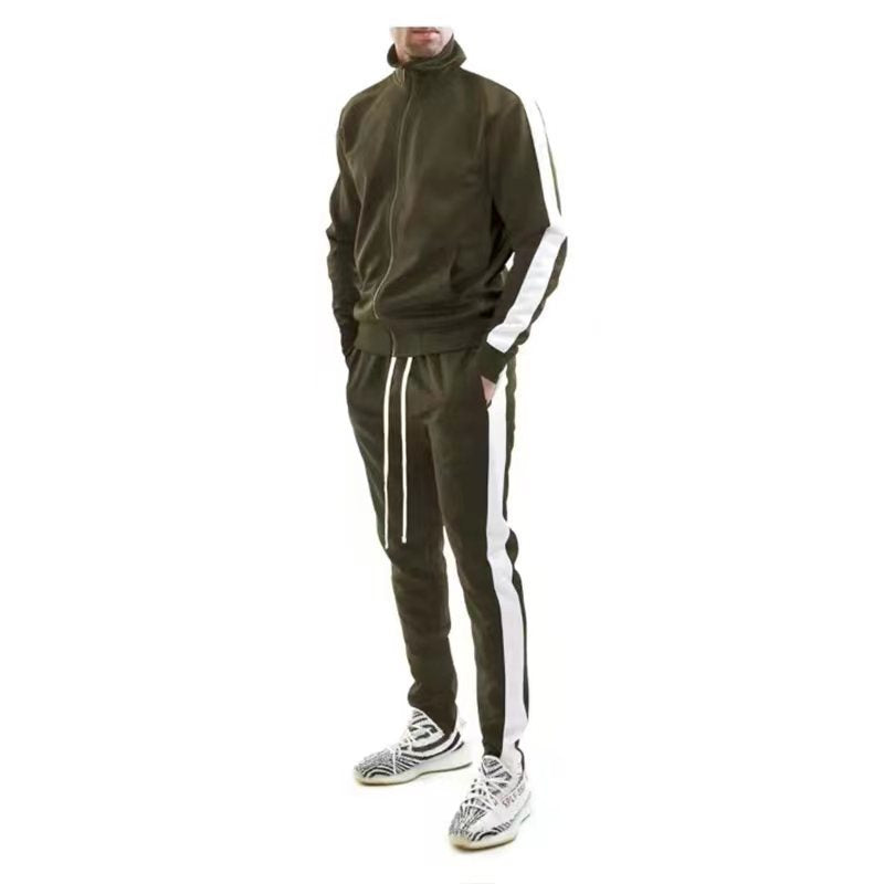 Men's sporty tracksuit with breathable properties and modern accents Lisslune