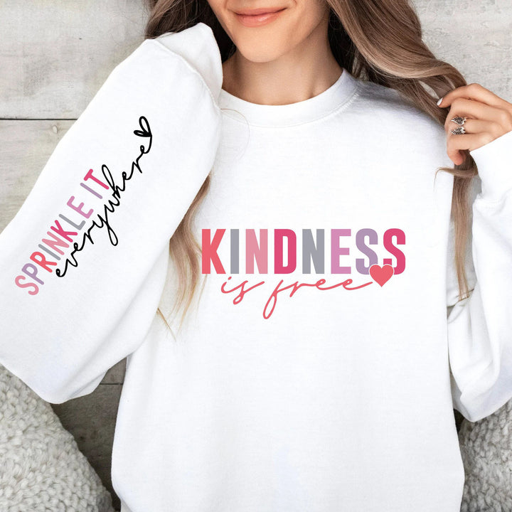 Women’s sweatshirt with inspirational lettering and comfortable fit Lisslune