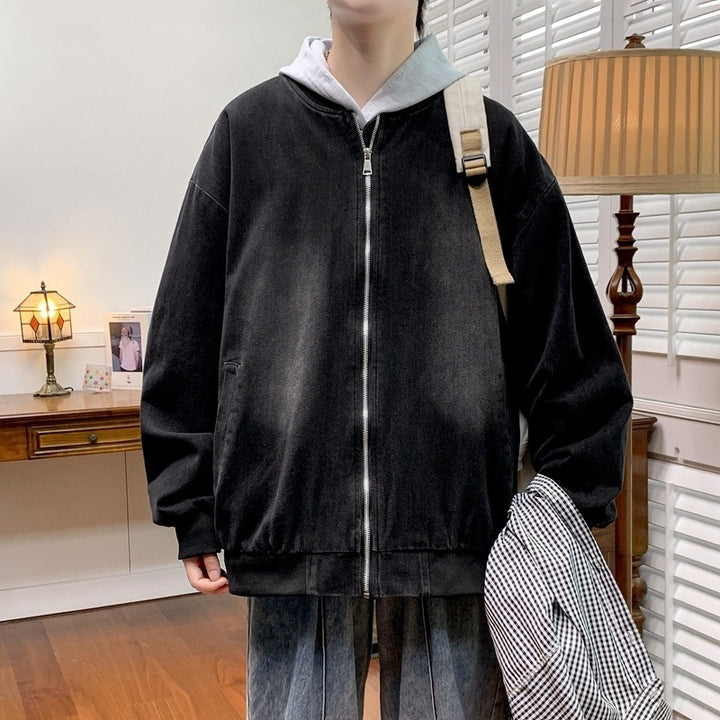 Men's relaxed cotton jacket in casual style Lisslune