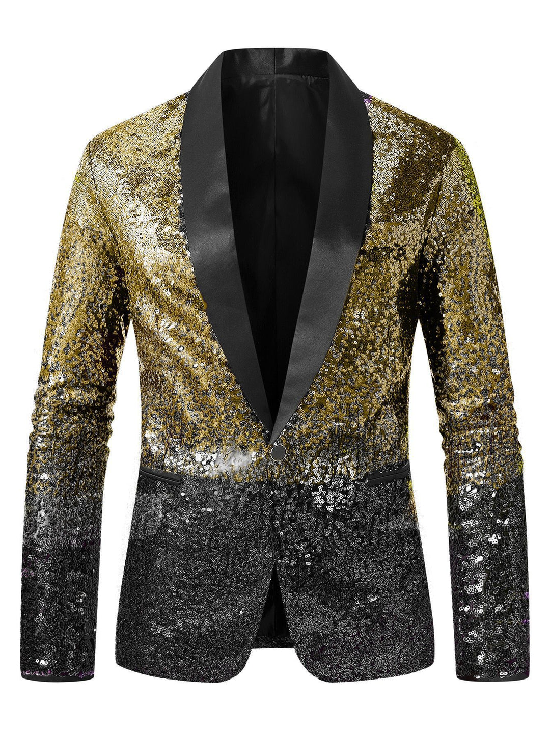 Men's glittering sequin blazer Lisslune