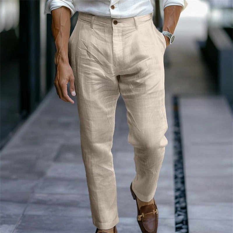 Men's Elegant Suit Pants with Tailored Fit and High-Quality Fabric Lisslune