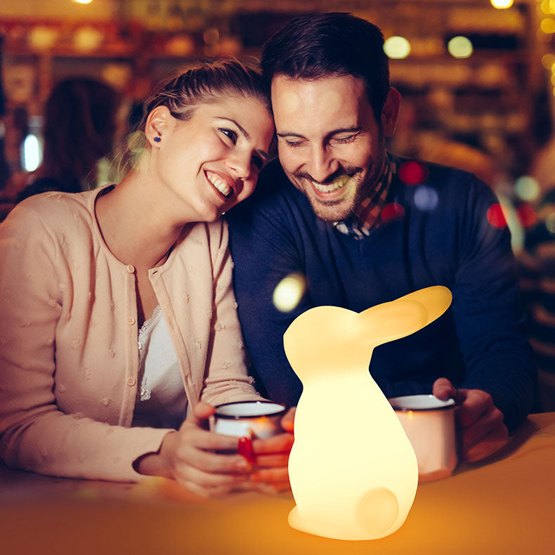 Lisslune | Contemporary Creative Rabbit PE LED Table Lamp for the Bedroom