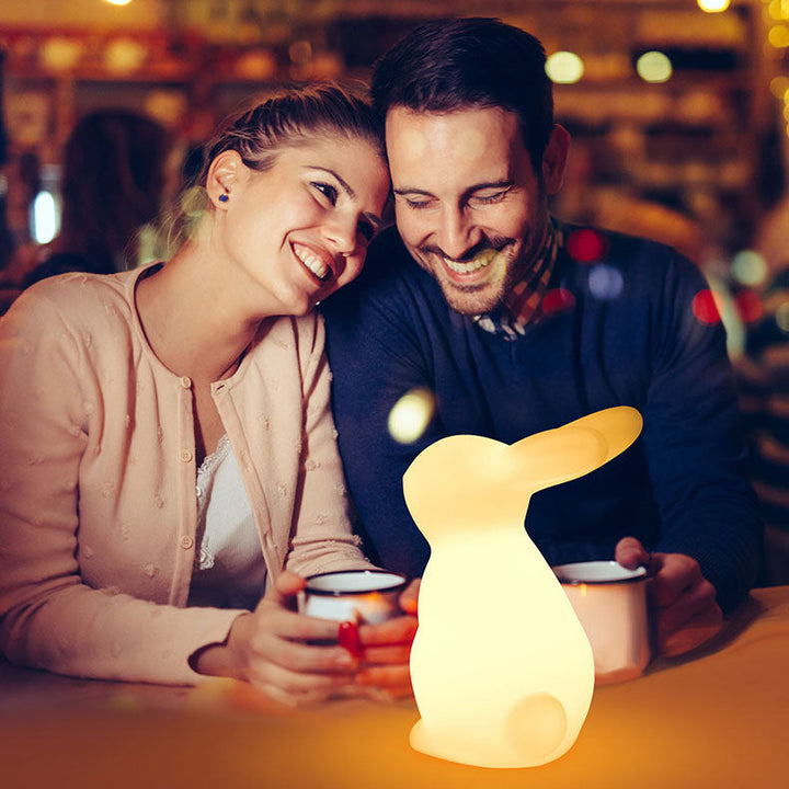 Lisslune | Contemporary Creative Rabbit PE LED Table Lamp for the Bedroom
