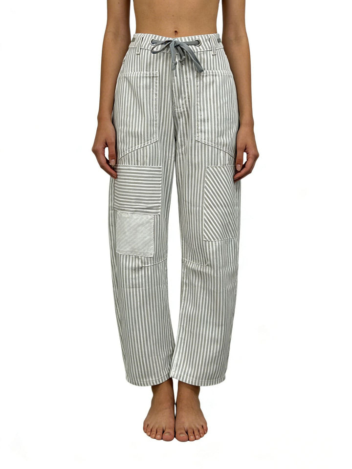 Damen weite Cargo-Hose mit praktischen Taschen und einzigartigem Design Lisslune