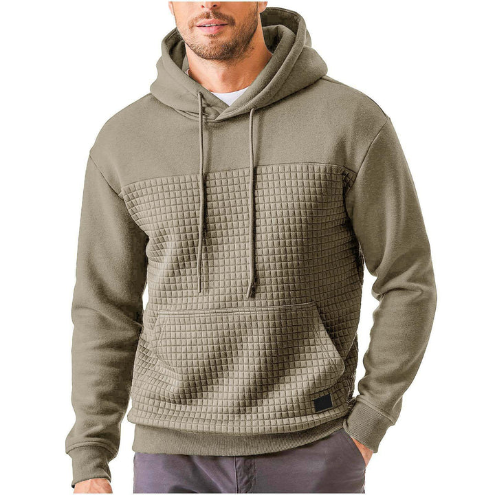 Men's hoodie with textured outer material Lisslune