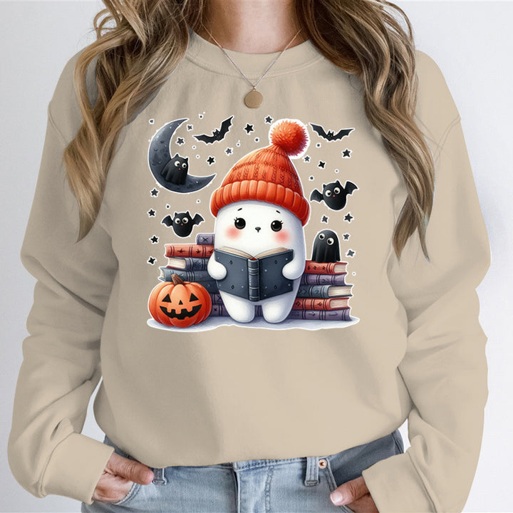 Women's sweatshirt with playful Halloween motif and high-quality material Lisslune
