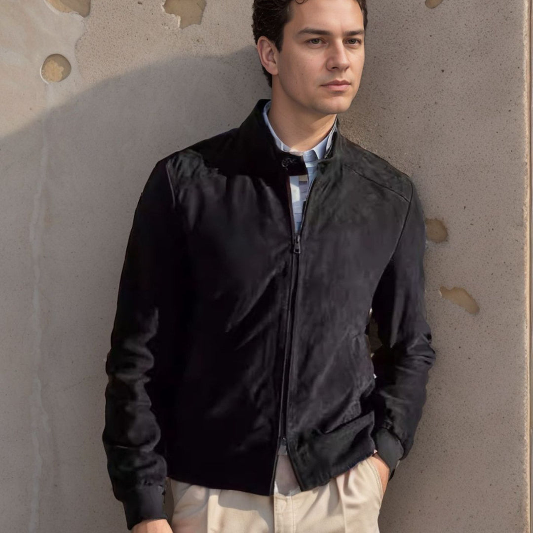 Men's Sporty Lightweight Jacket with Modern Collar Lisslune