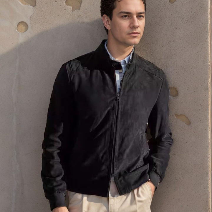 Men's Sporty Lightweight Jacket with Modern Collar Lisslune