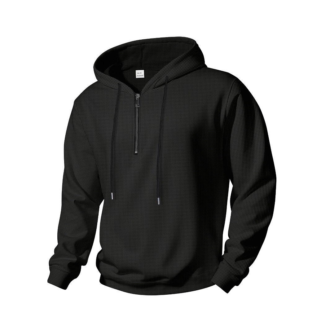 Men's sporty hoodie with innovative zipper and breathable fabric Lisslune