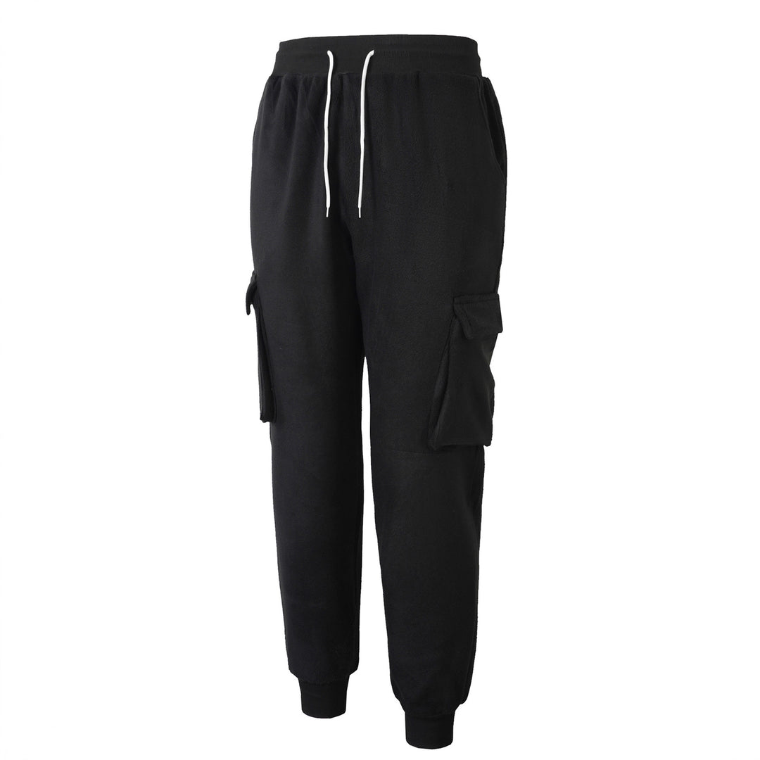 Men's Compression Jogging Pants with Side Pockets and Elastic Waistband Lisslune