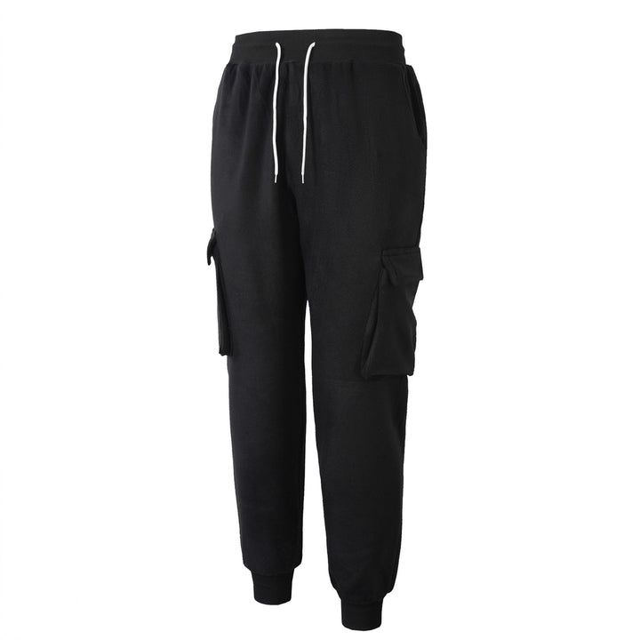 Men's Compression Jogging Pants with Side Pockets and Elastic Waistband Lisslune