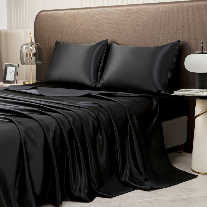 Lisslune | Cooling Silky Satin Bed Sheet