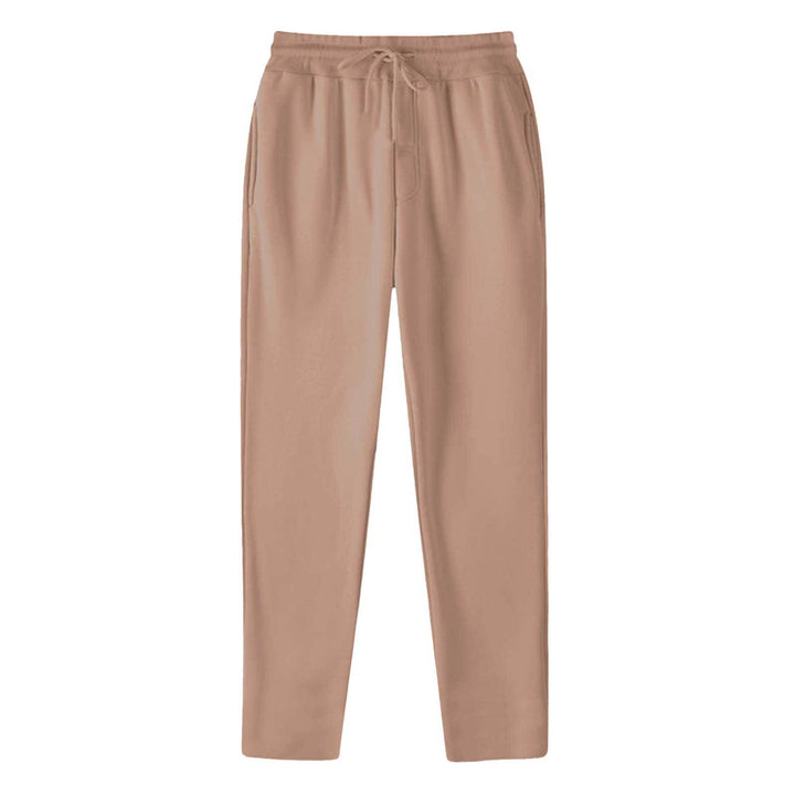 Men's sporty casual pants with elastic waistband and practical side pockets Lisslune