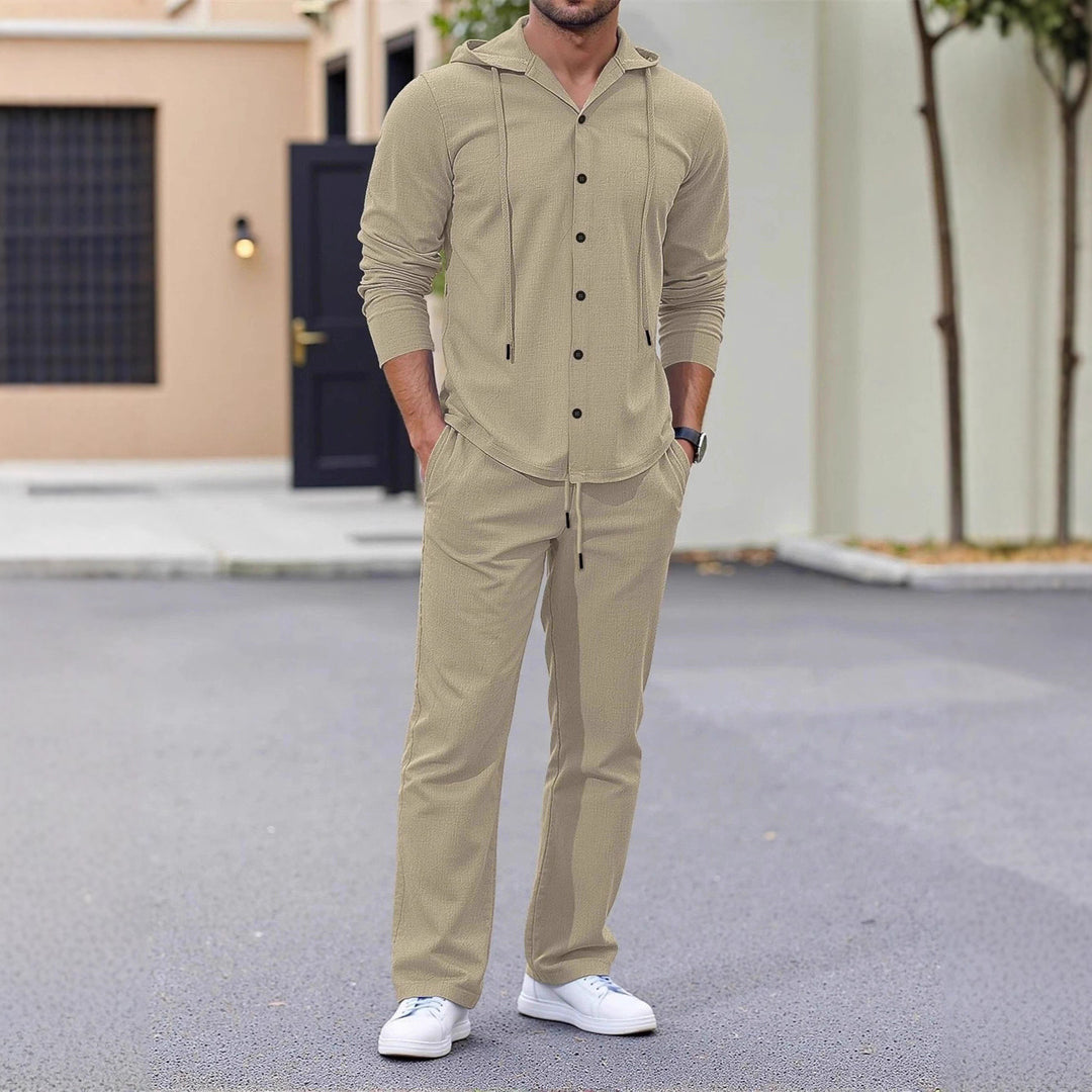 Men's sport top with full zip and lightweight joggers Lisslune