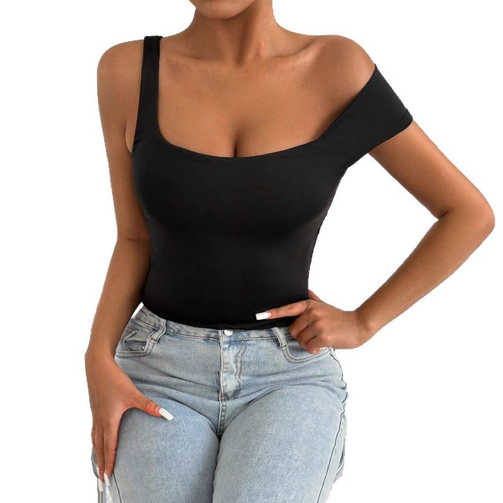 Damen Off-Shoulder Körperoberteil mit figurbetontem Schnitt Lisslune