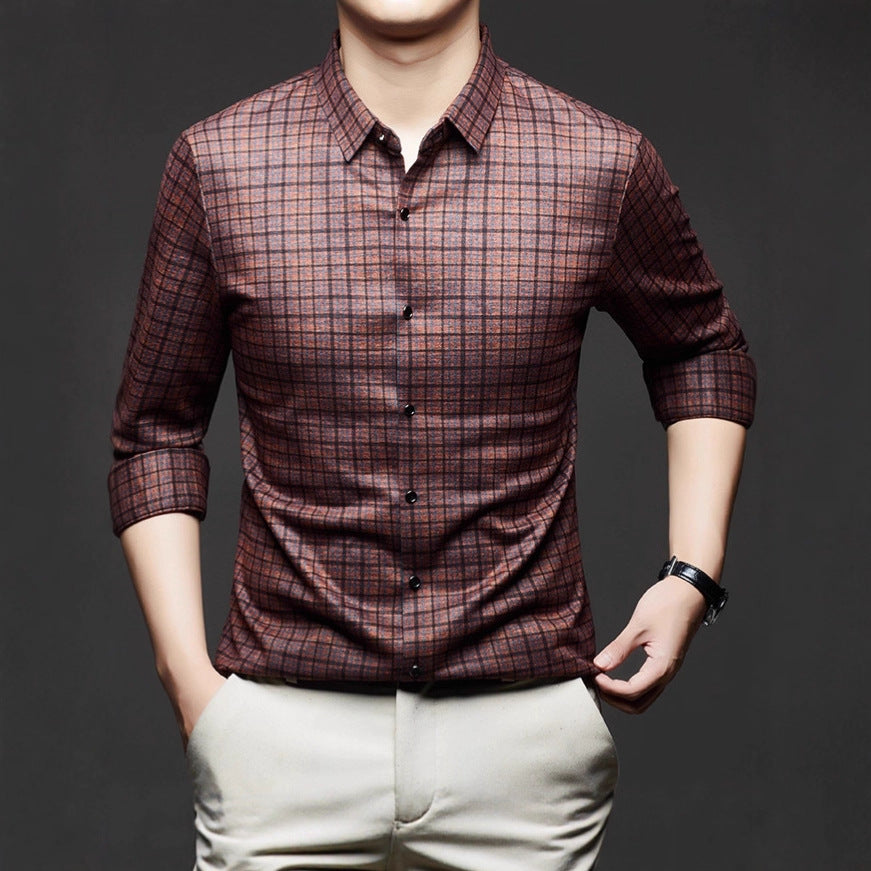 Men's checked shirt Lisslune