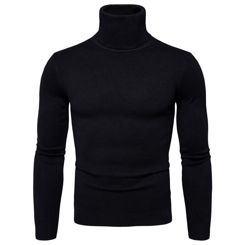 Men's turtleneck sweater made of fine merino wool Lisslune