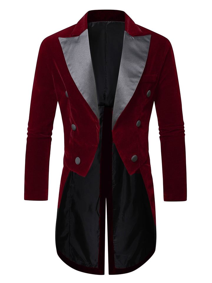 Men's elegant velvet blazer with shimmering lapels Lisslune