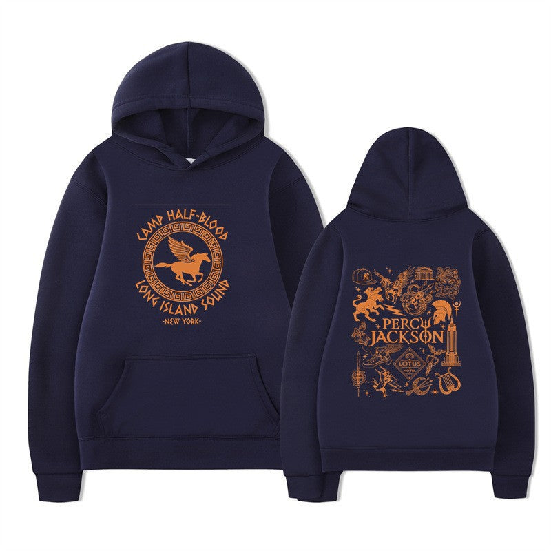 Women's hoodie with artistic mythology print Lisslune