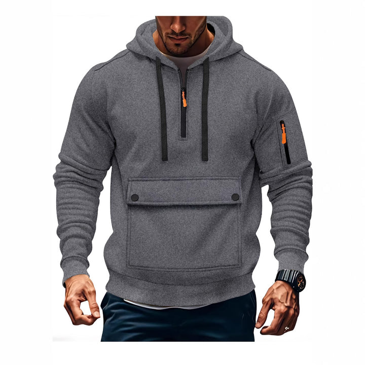 Men's casual hoodies with practical pockets Lisslune