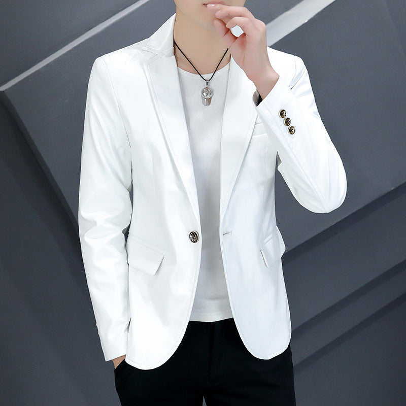 Men's Elegant Slim-Fit Blazer with Modern Accents Lisslune