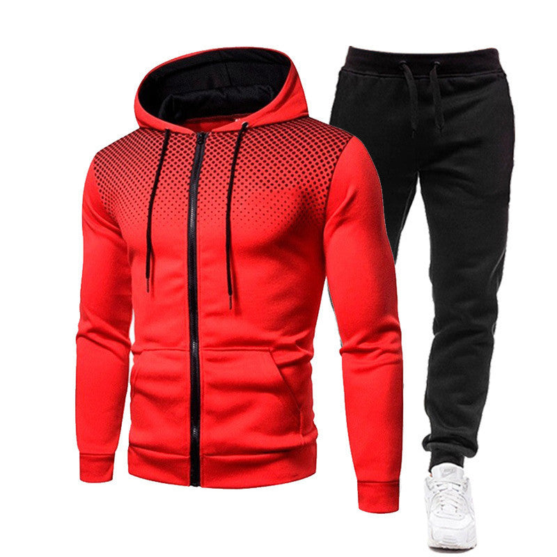 Men's Sporty Tracksuit with Breathable Properties Lisslune