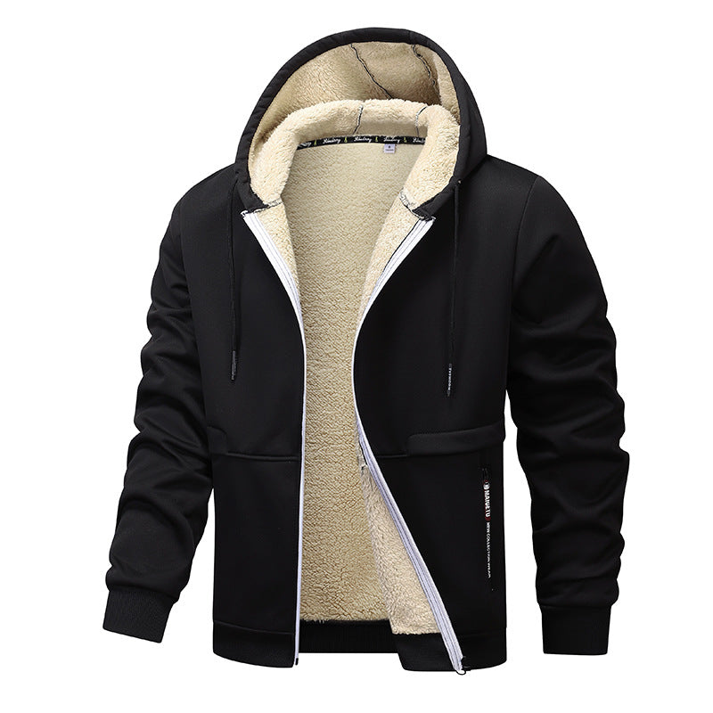 Men's cozy fleece jacket with high thermal insulation Lisslune