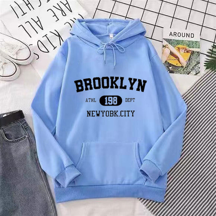 Women's hoodie with casual Brooklyn design Lisslune