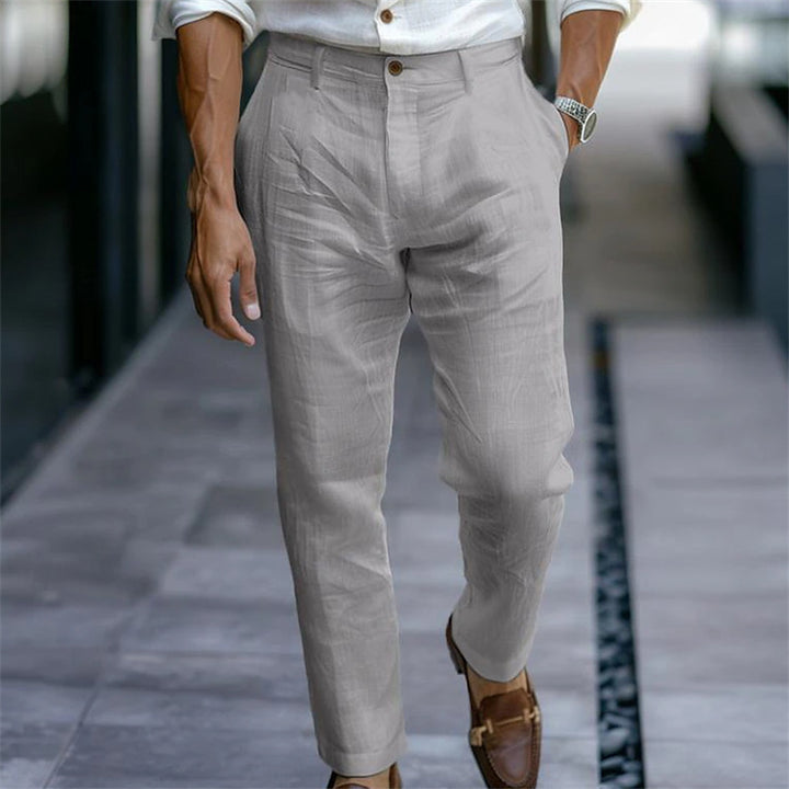 Men's Elegant Suit Pants with Tailored Fit and High-Quality Fabric Lisslune