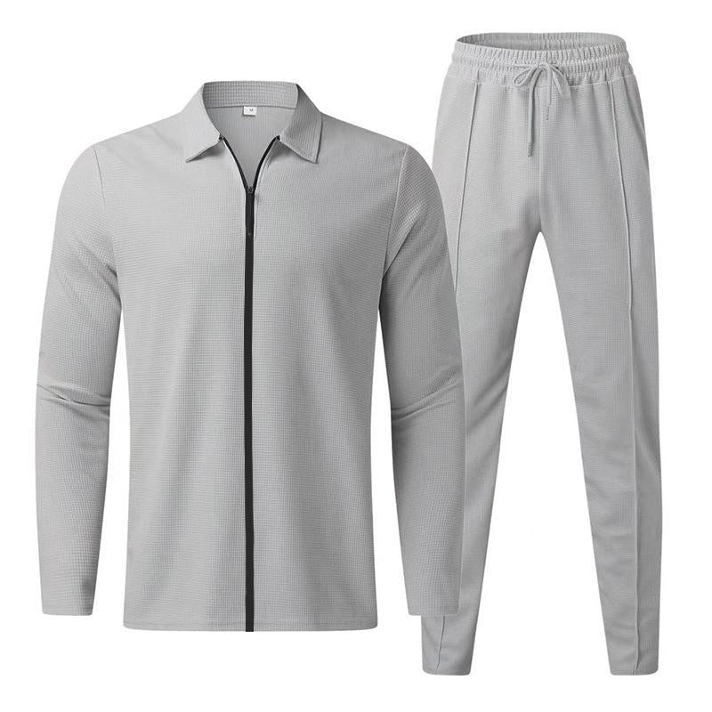 Men's sporty training overall with modern zipper and breathable inserts Lisslune