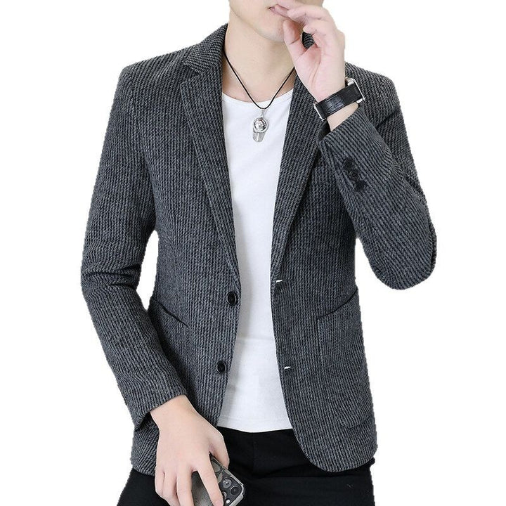 Men's fashionable knitted blazer jacket Lisslune