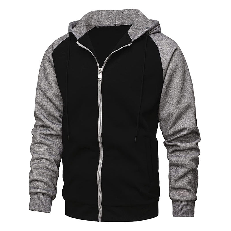 Men's casual hoodie with contrasting sleeves Lisslune