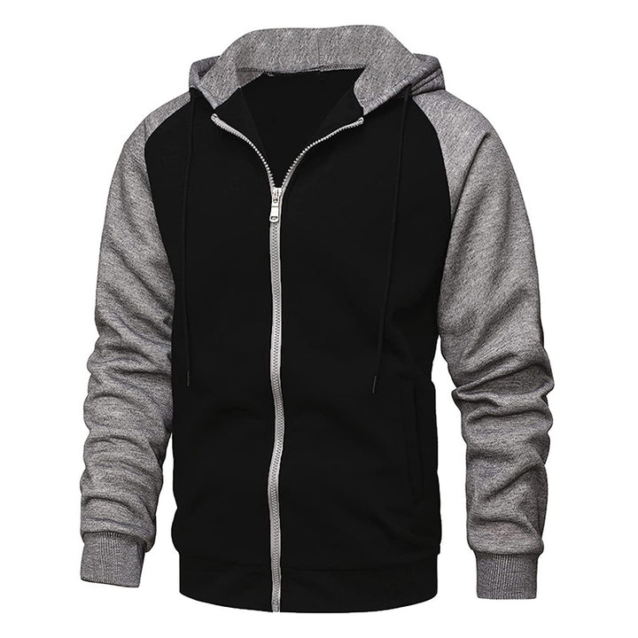 Men's casual hoodie with contrasting sleeves Lisslune