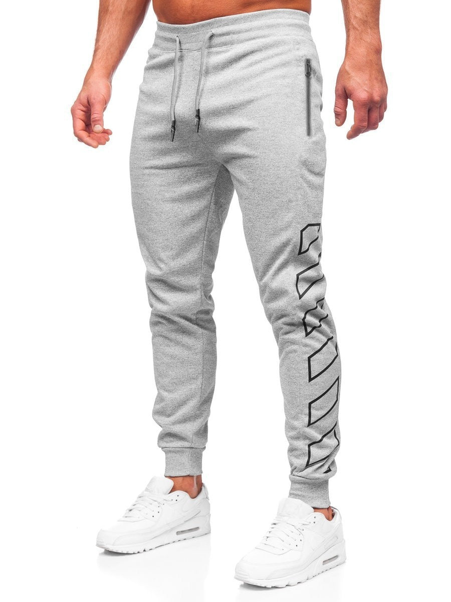Men's sporty jogging trousers with zip pockets Lisslune