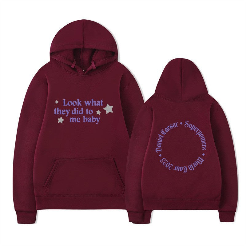 Women's hooded sweatshirt with creative slogan and unique design Lisslune