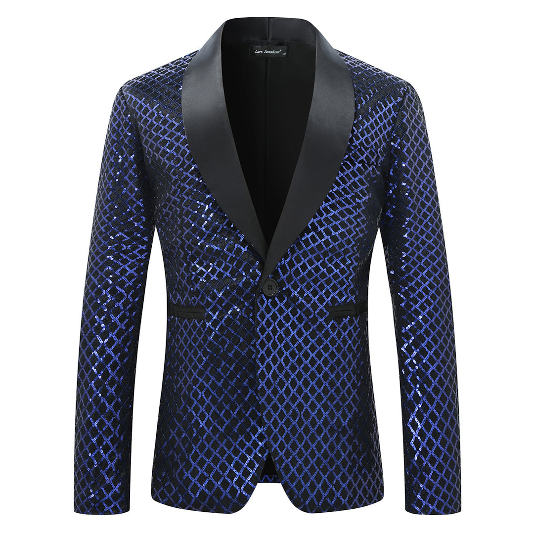 Men's sequined blazer with luxurious design Lisslune