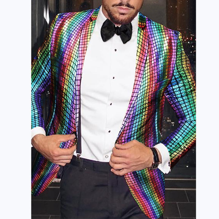 Men's shimmering sequin suit blazer Lisslune